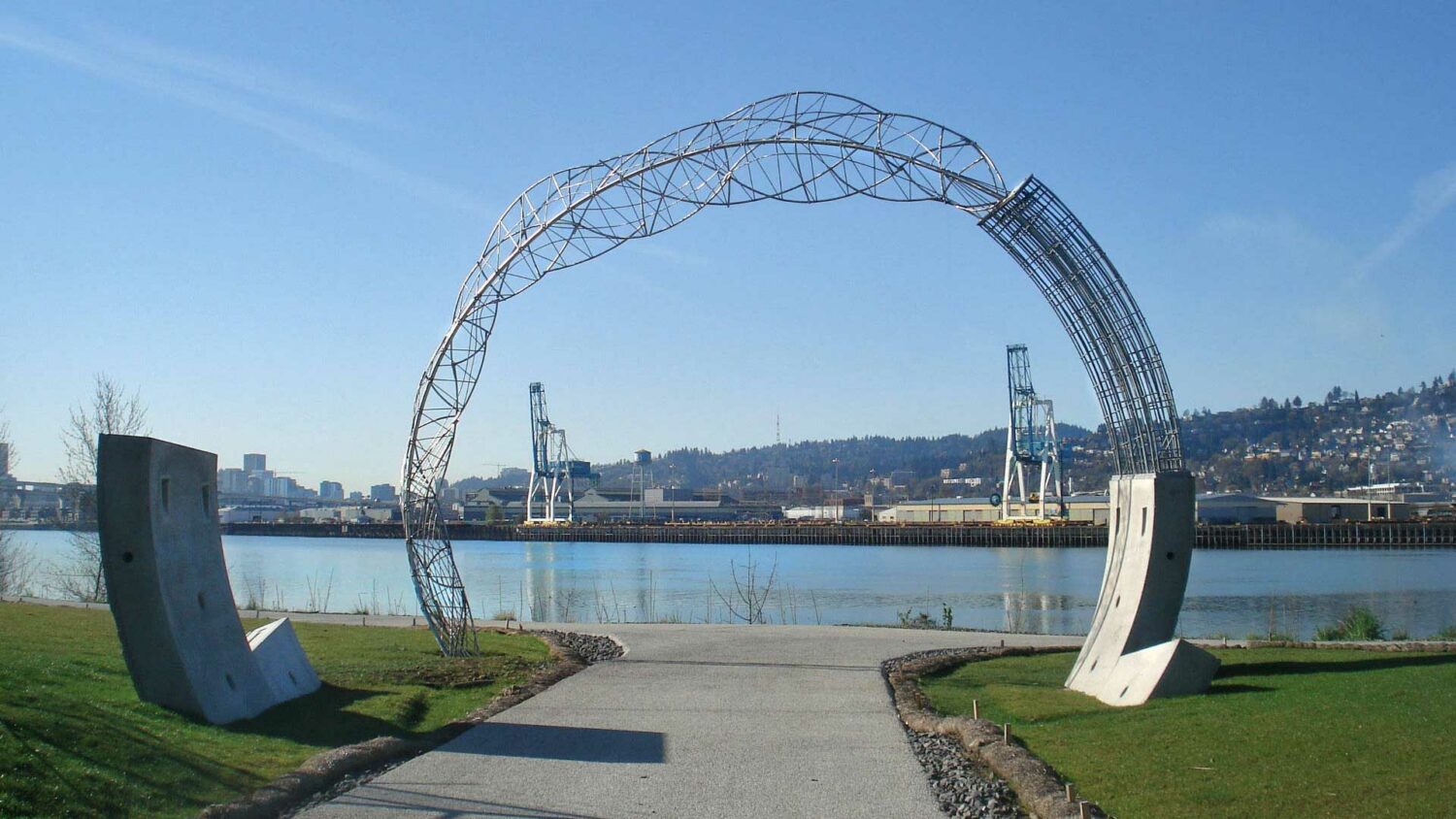 BigPipePortal public art Portland Oregon