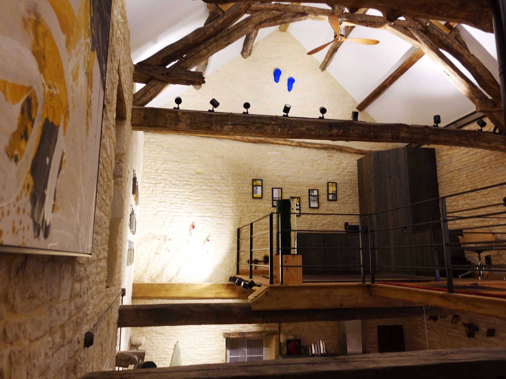 15th century barn conversion upper bedroom lofts w original hewn timber trusses