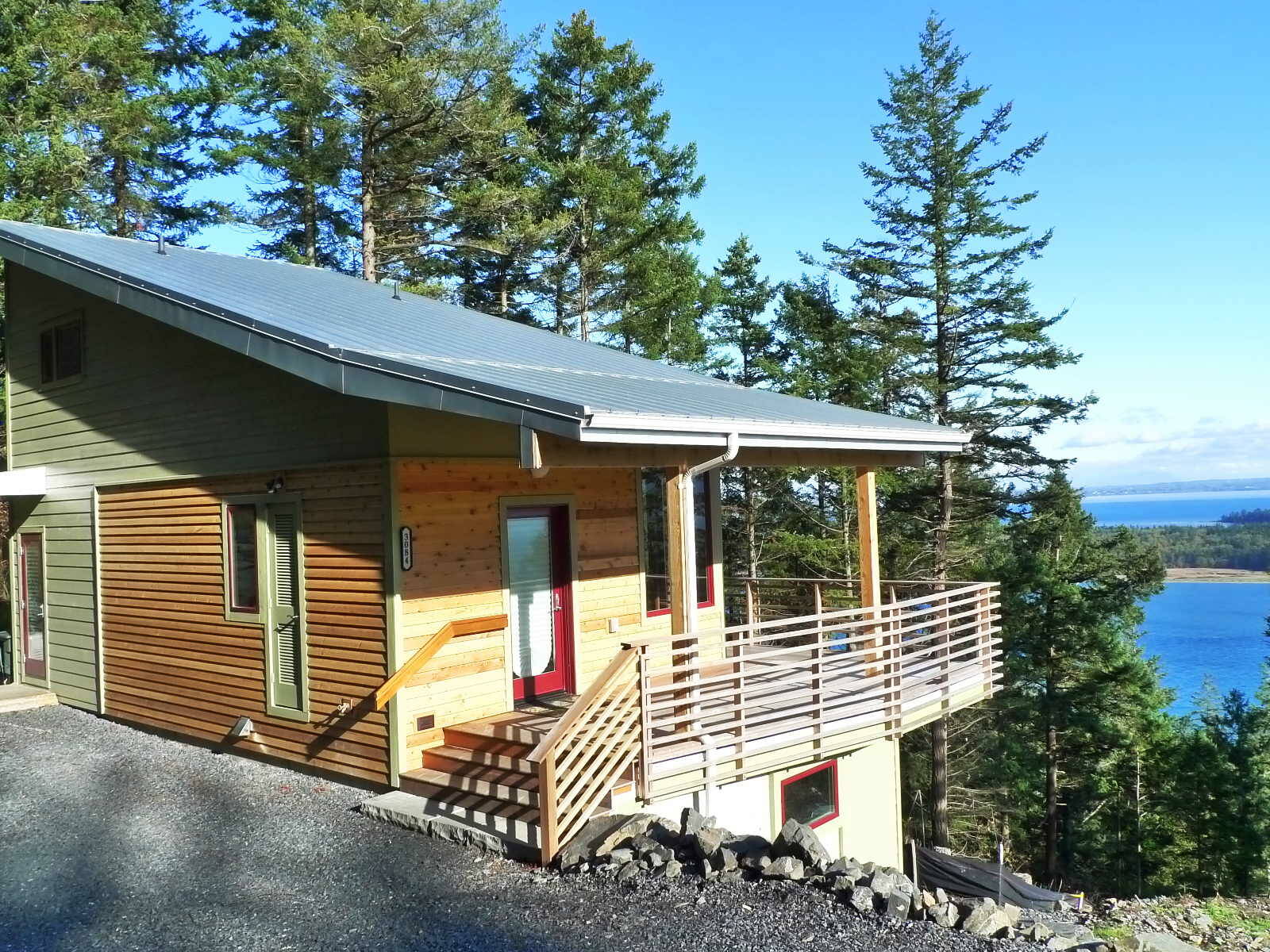 1000sf House- porch entry