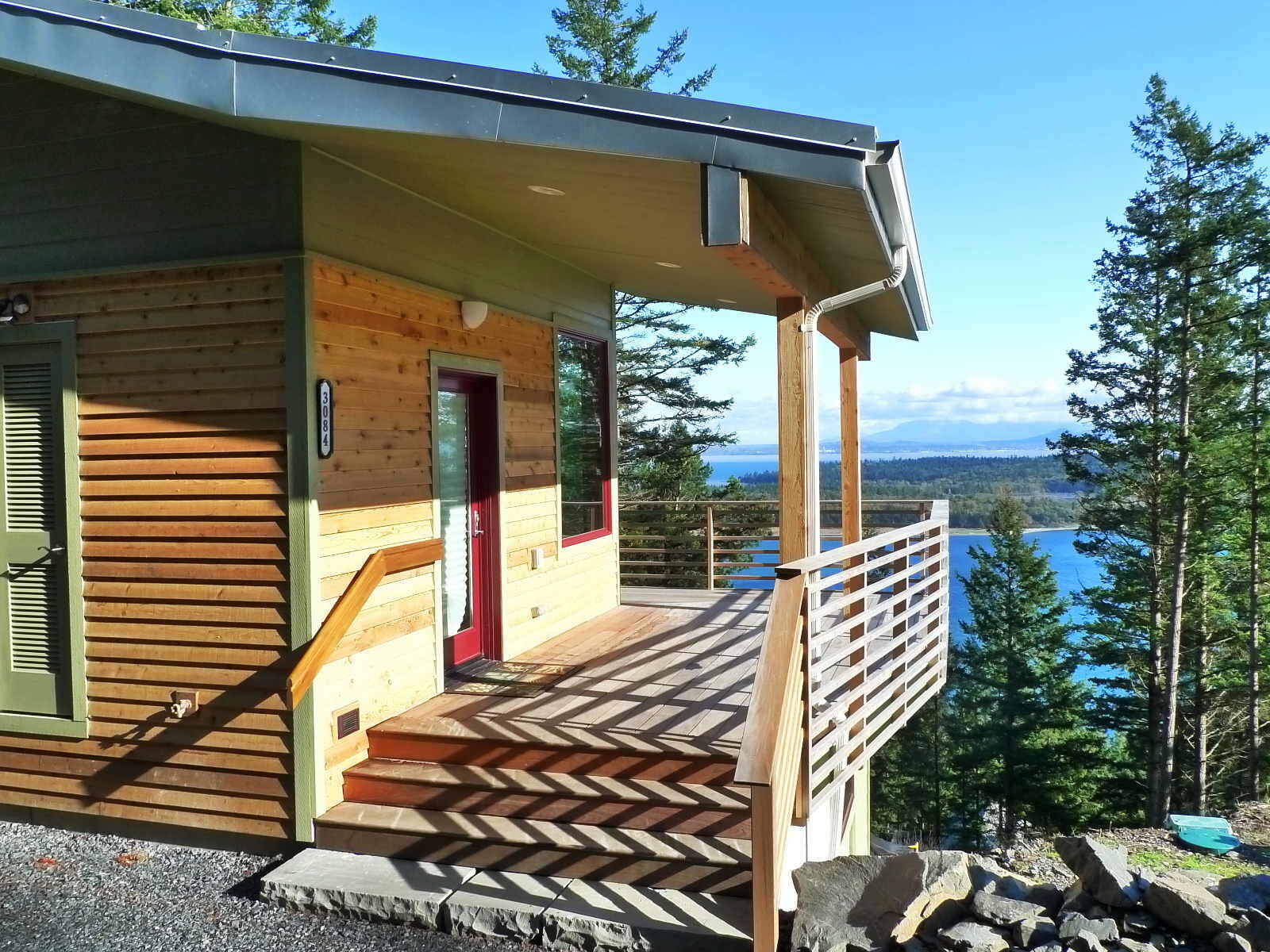 1000sf House- porch entry
