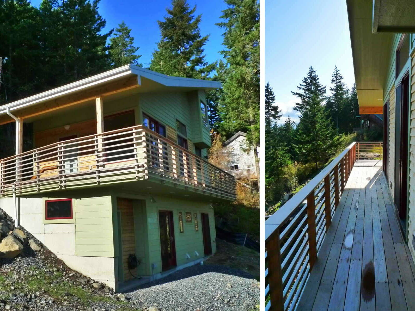 1000sf House- covered deck