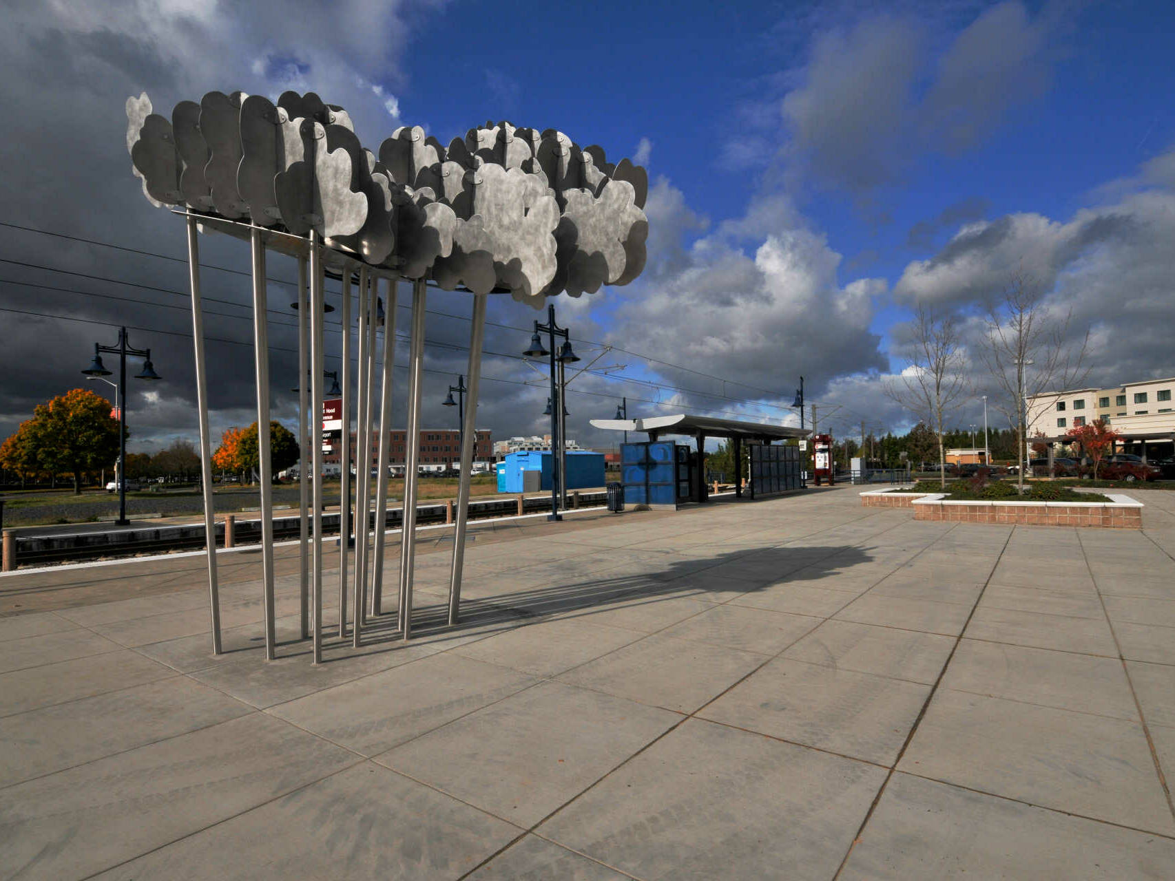 Cloud CAVU at Mt hood Trimet Station