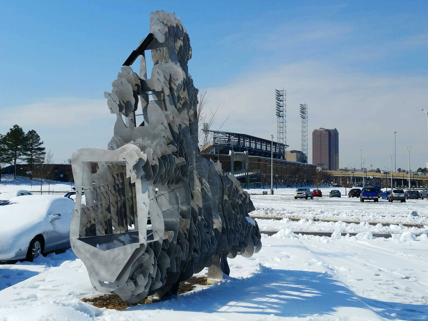 Harboring Histories Series- Stealth Reef w/Tides Stadium and downtown