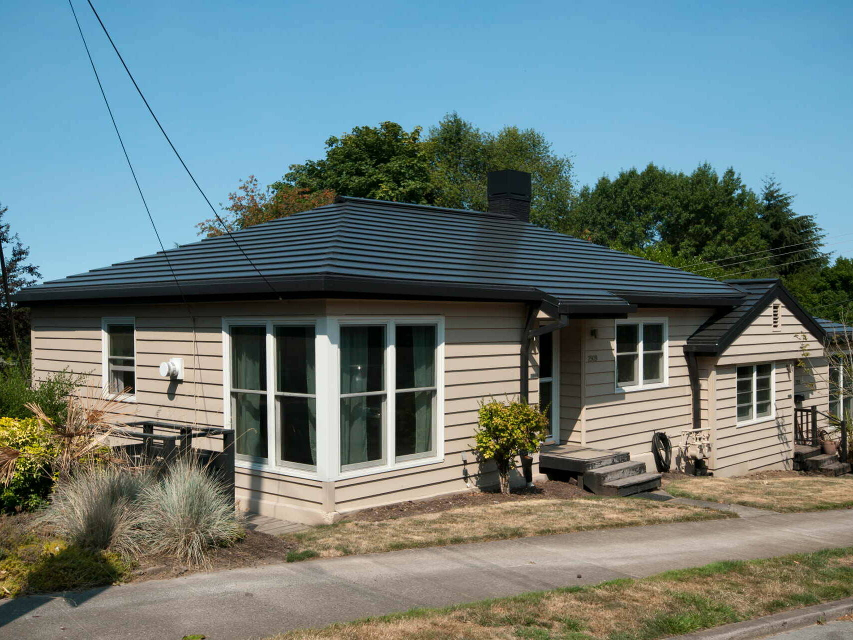 new roofing , insulation and eaves