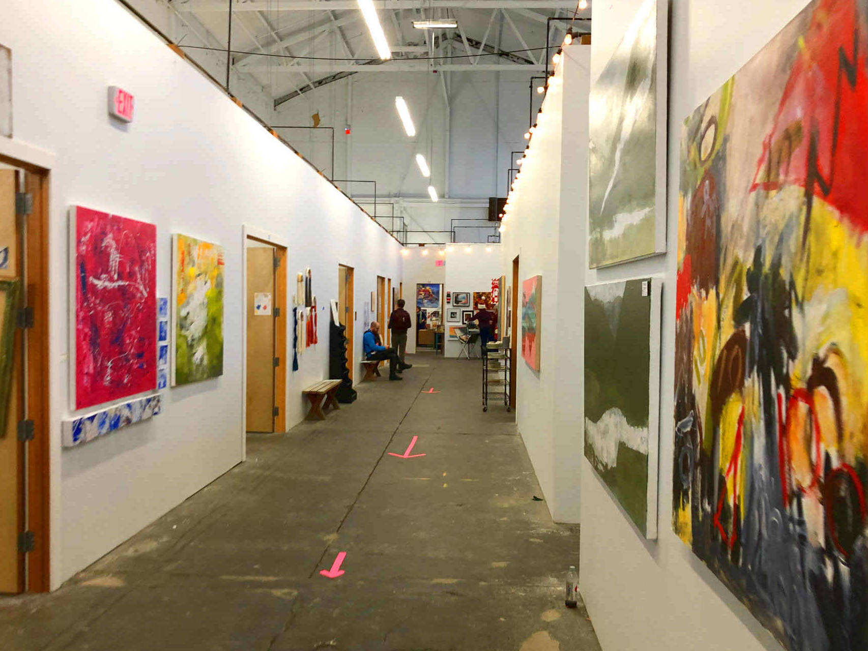shared gallery hallway
