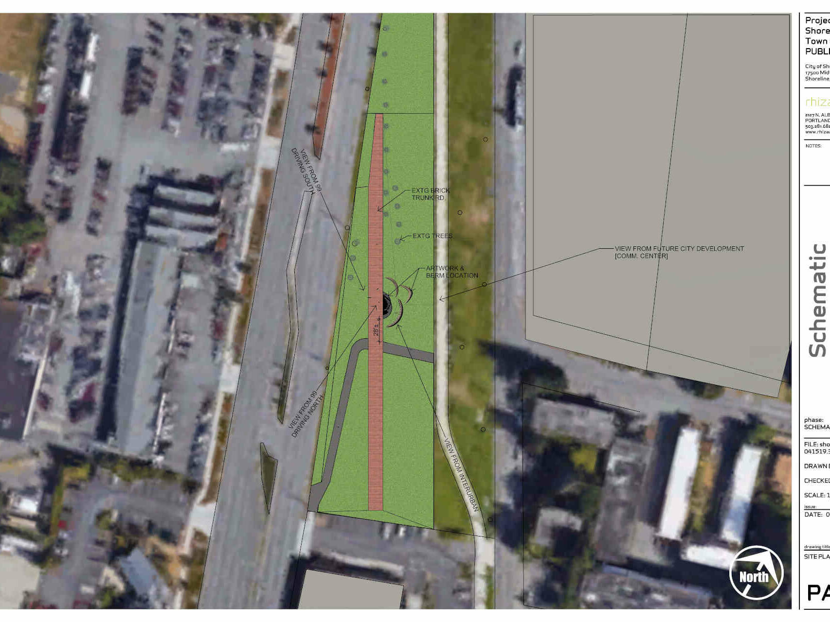 Shoreline Public Artwork Schematic Design