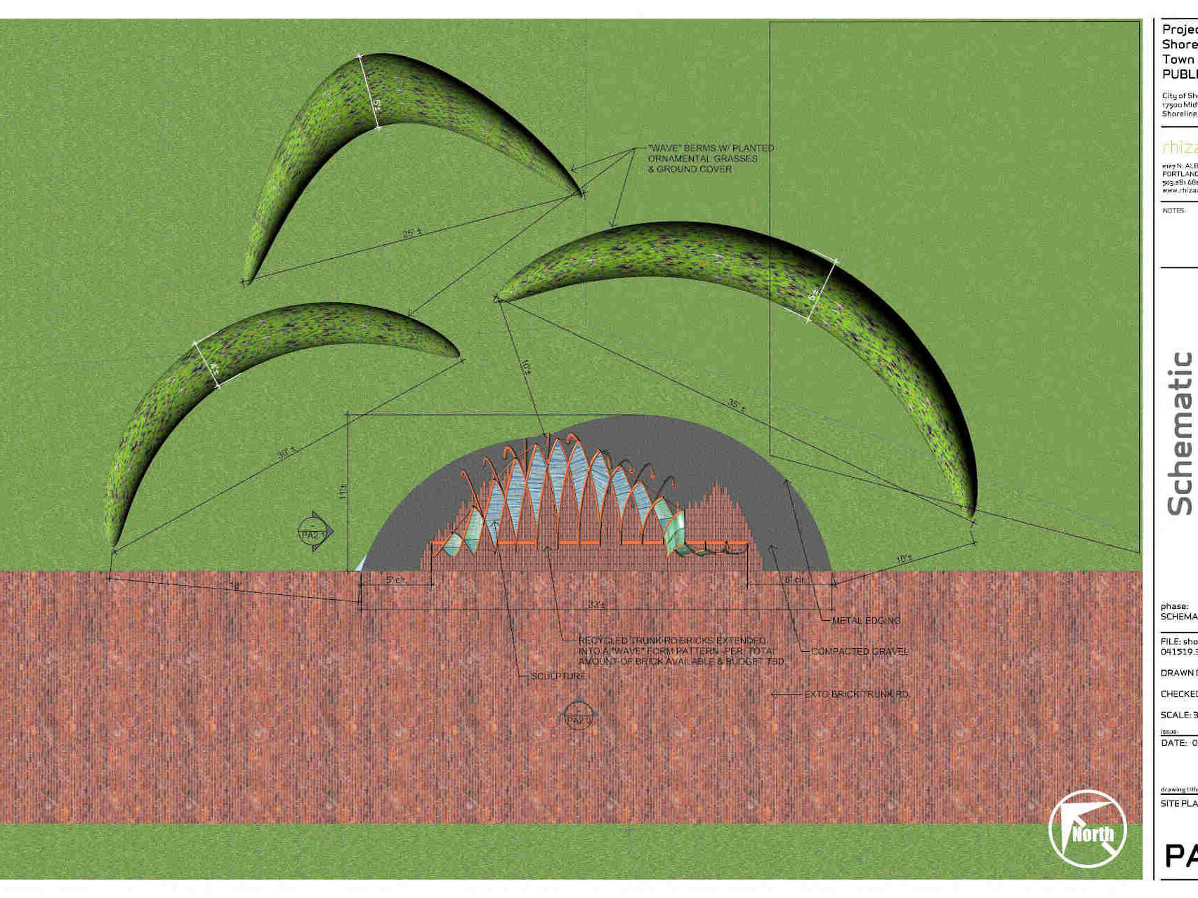 Shoreline Public Artwork Schematic Design