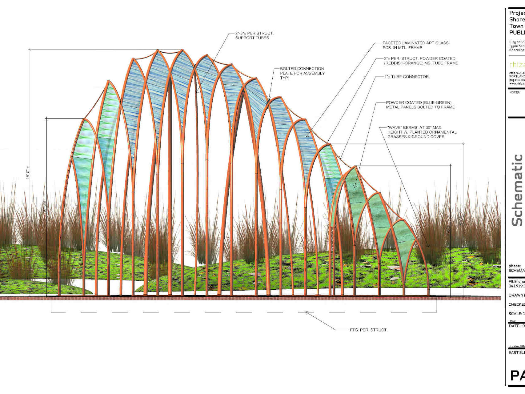 Shoreline Public Artwork Schematic Design