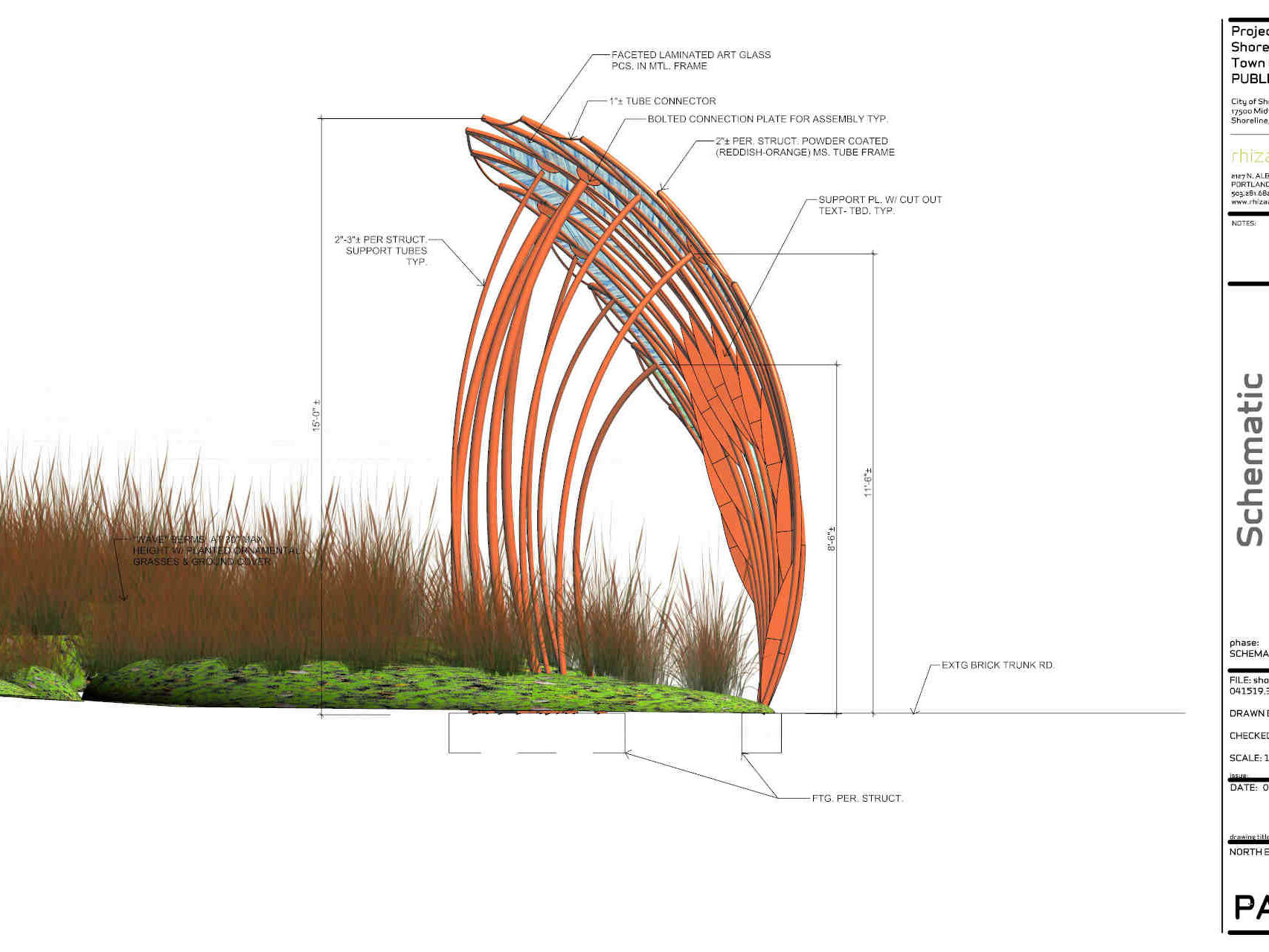 Shoreline Public Artwork Schematic Design