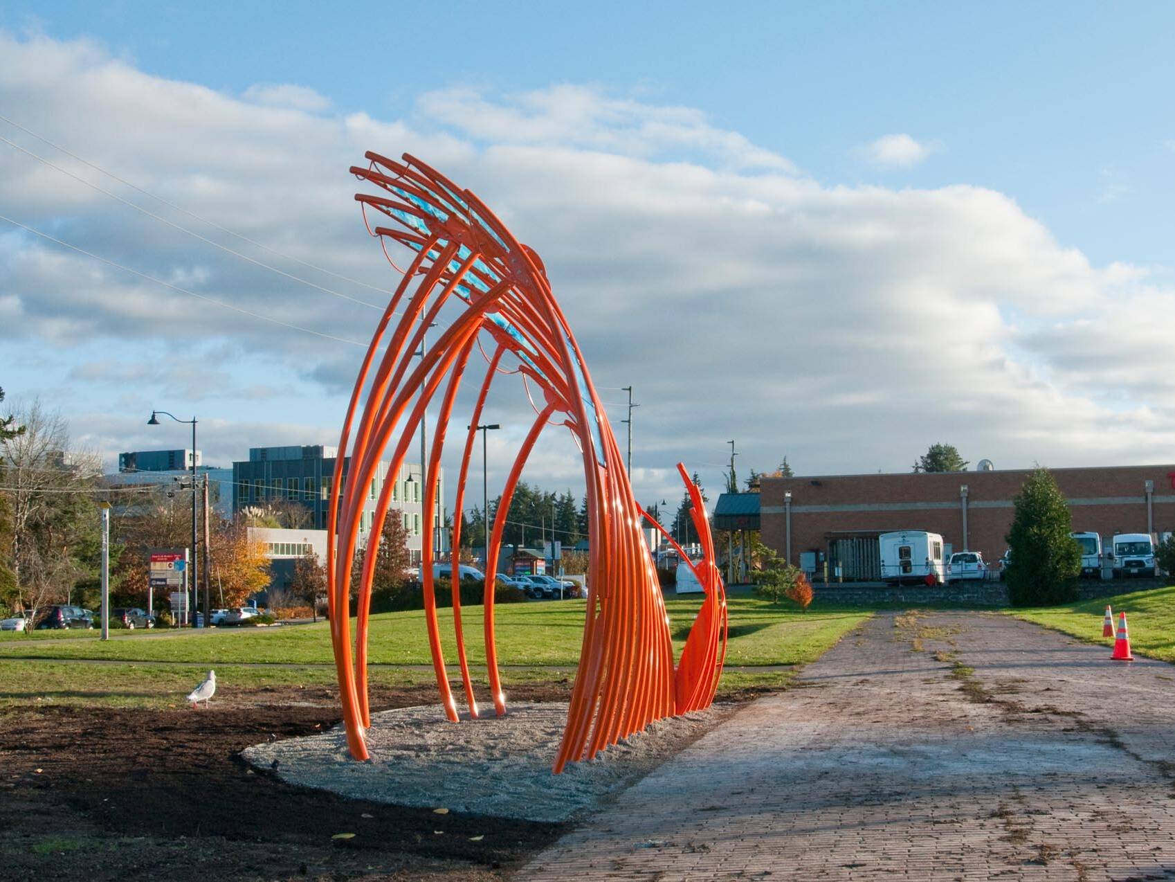 Soundshell Internatural Station , Public Artwork in Shoreline WA. 2020, by rhiza A+D