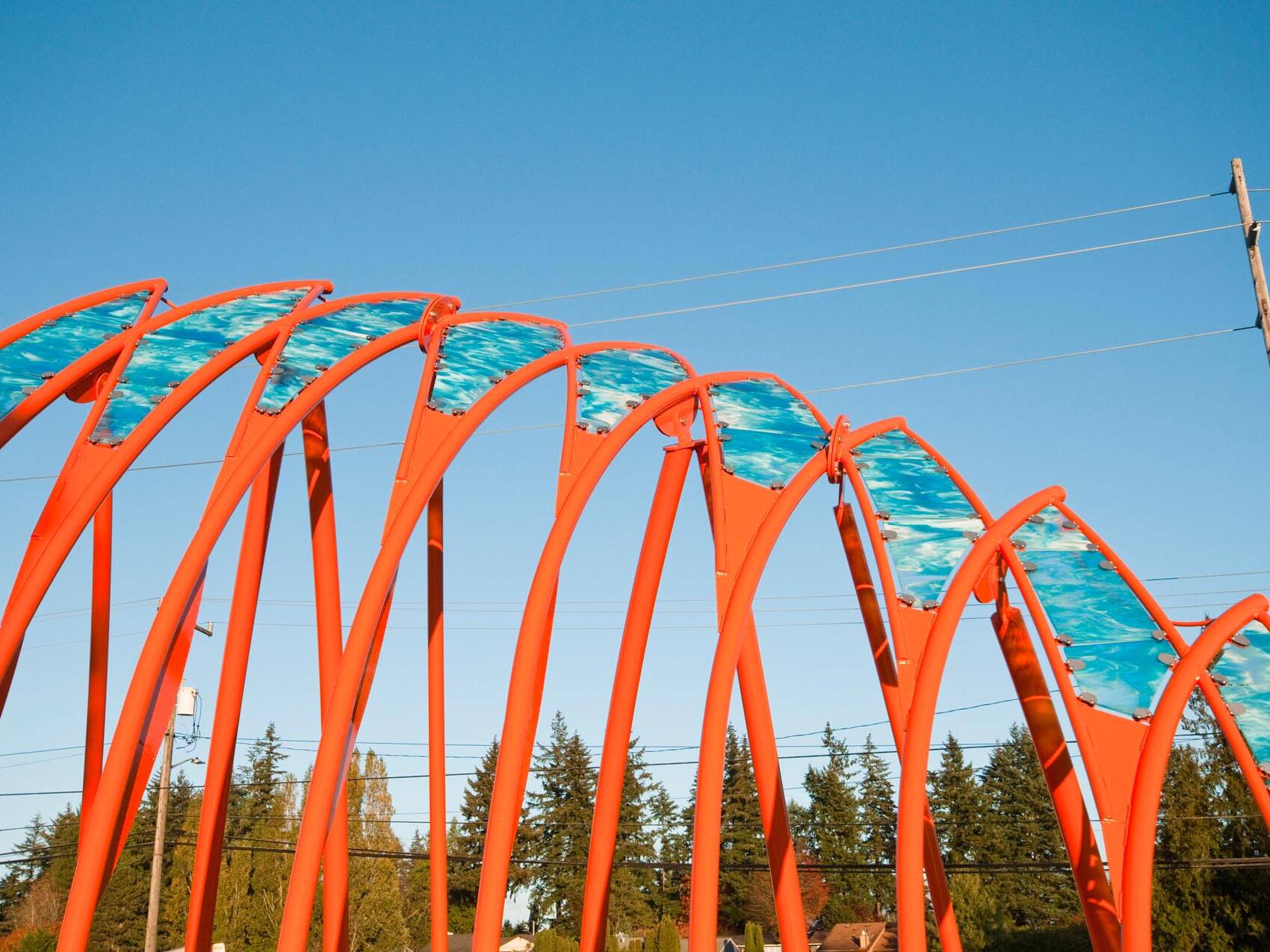 Soundshell Internatural Station , Public Artwork in Shoreline WA. 2020, by rhiza A+D