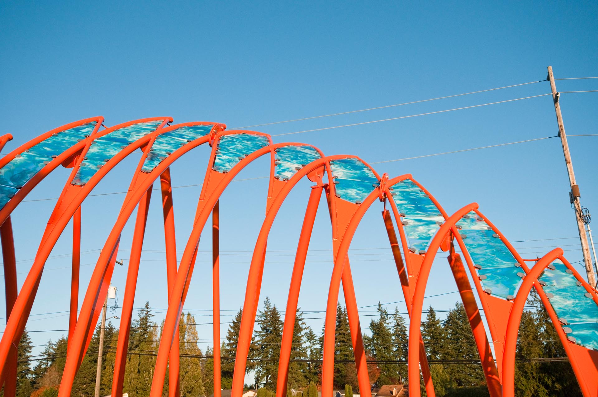 Soundshell Internatural Station , Public Artwork in Shoreline WA. 2020, by rhiza A+D