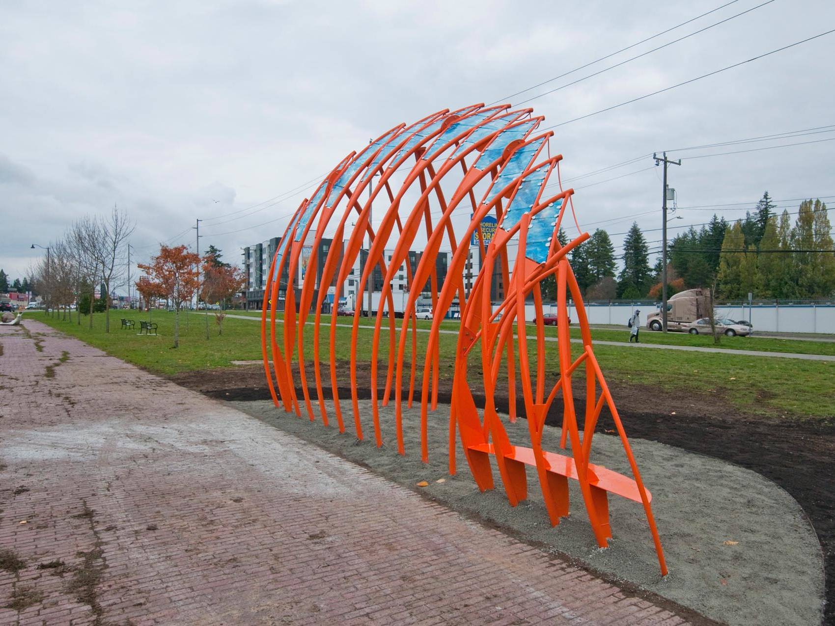 Soundshell Internatural Station , Public Artwork in Shoreline WA. 2020, by rhiza A+D