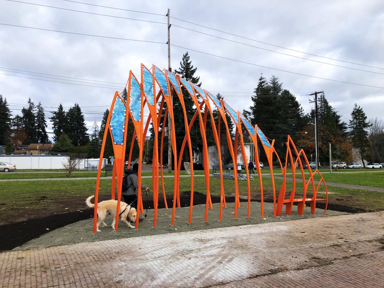 Soundshell Internatural Station , Public Artwork in Shoreline WA. 2020, by rhiza A+D